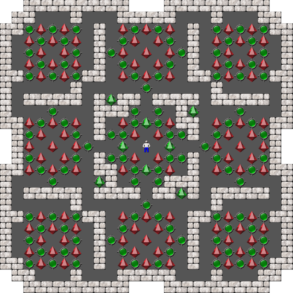 Sokoban Sasquatch 07 Arranged level 57